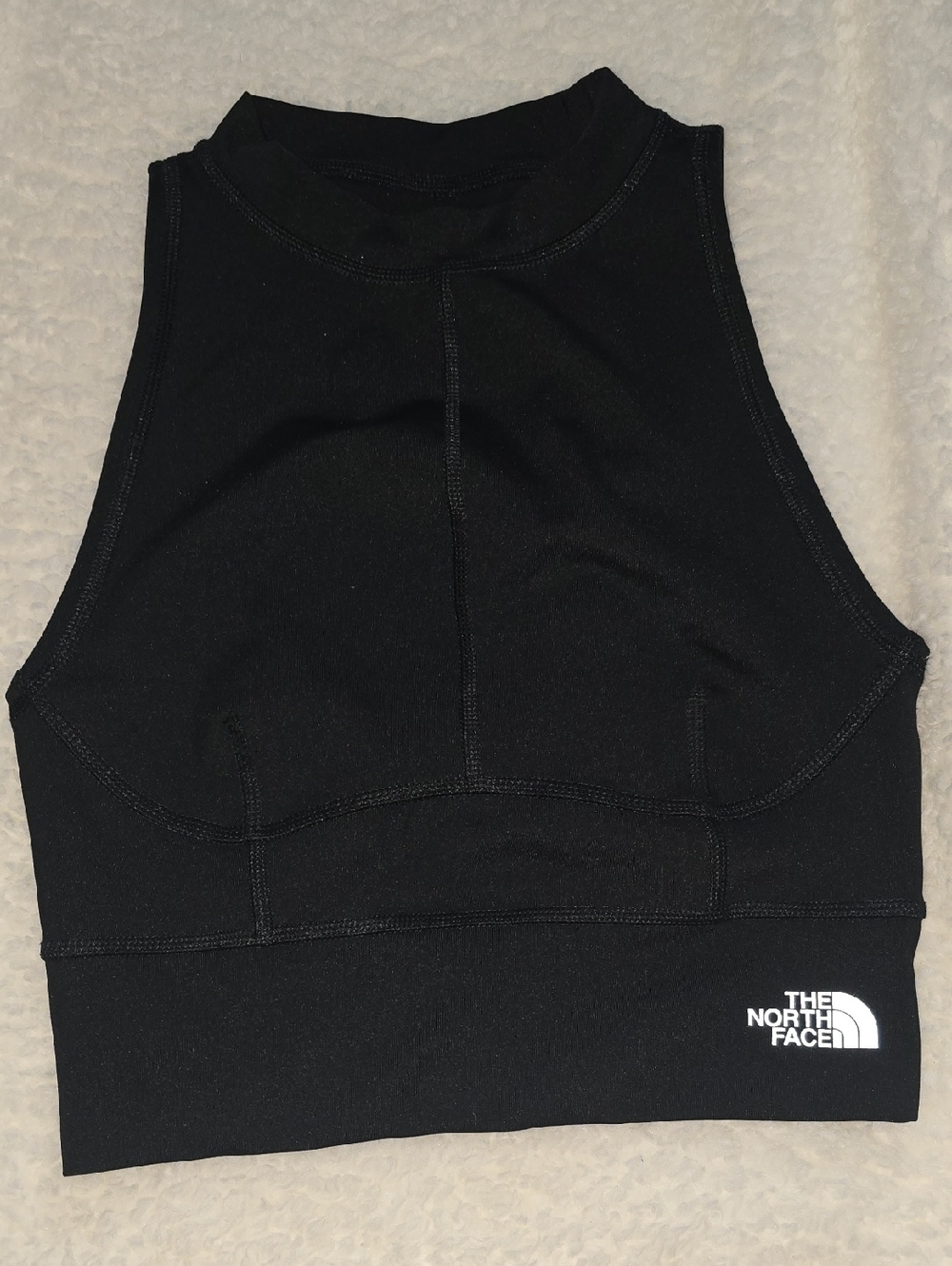 The North Face Black High-Neck Cropped Performance Tank